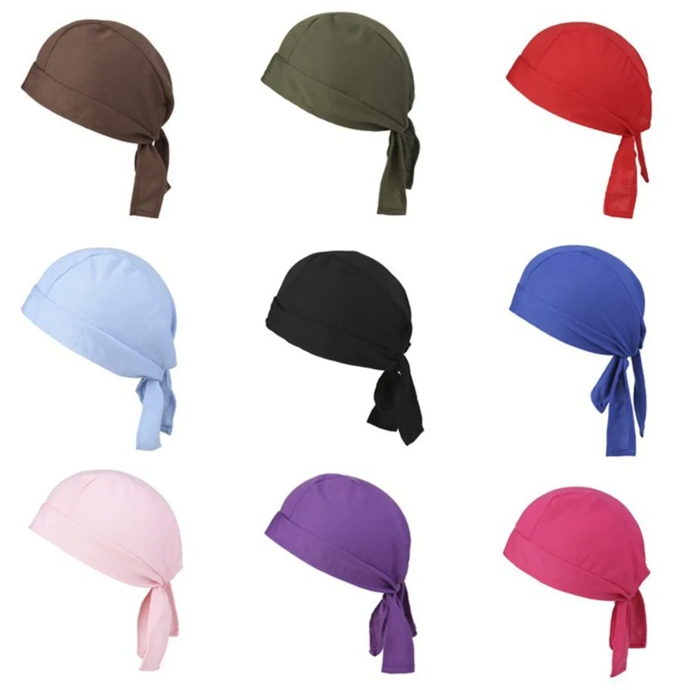 2024 Cycling Pirate Hat Outdoor Sports Quick-Dry Pullover Cap Head Wrap Running Cap Riding Baseball Head Scarf Bandana Caps