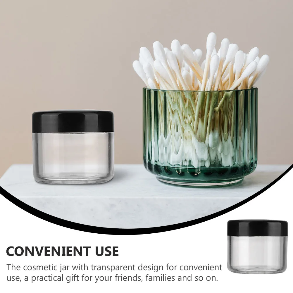 

40Pcs Cosmetics Storage Jars Transparent Plastic Empty Creams Containers Portable Travel Makeup Sample Creams Storage Box