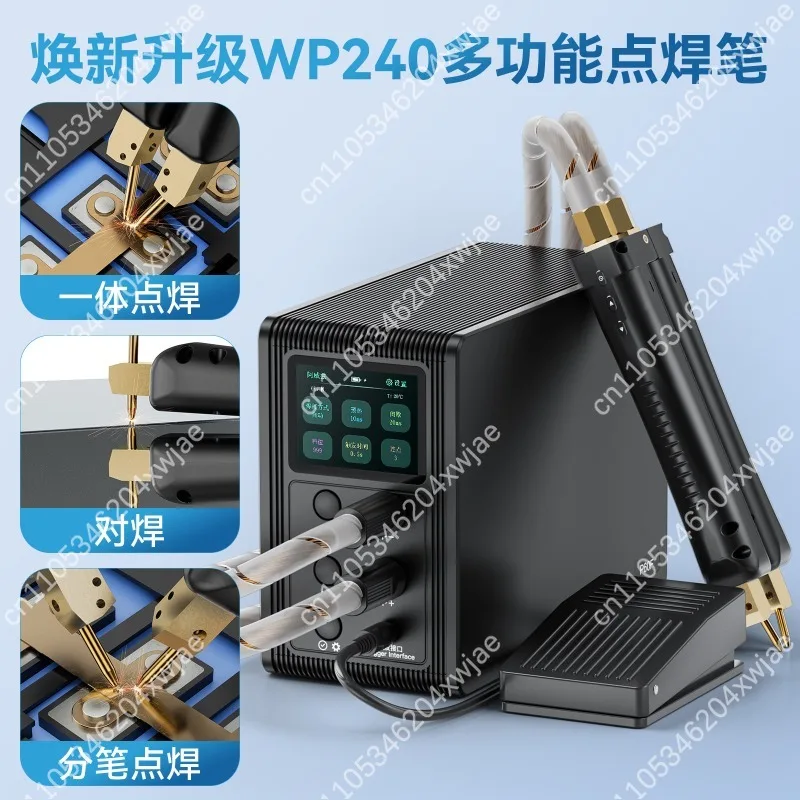 Handheld Mini Spot Welder Farad Capacitor Type 18650 Lithium Battery Nickel Tab Welding Machine Home Stainless Steel Welder