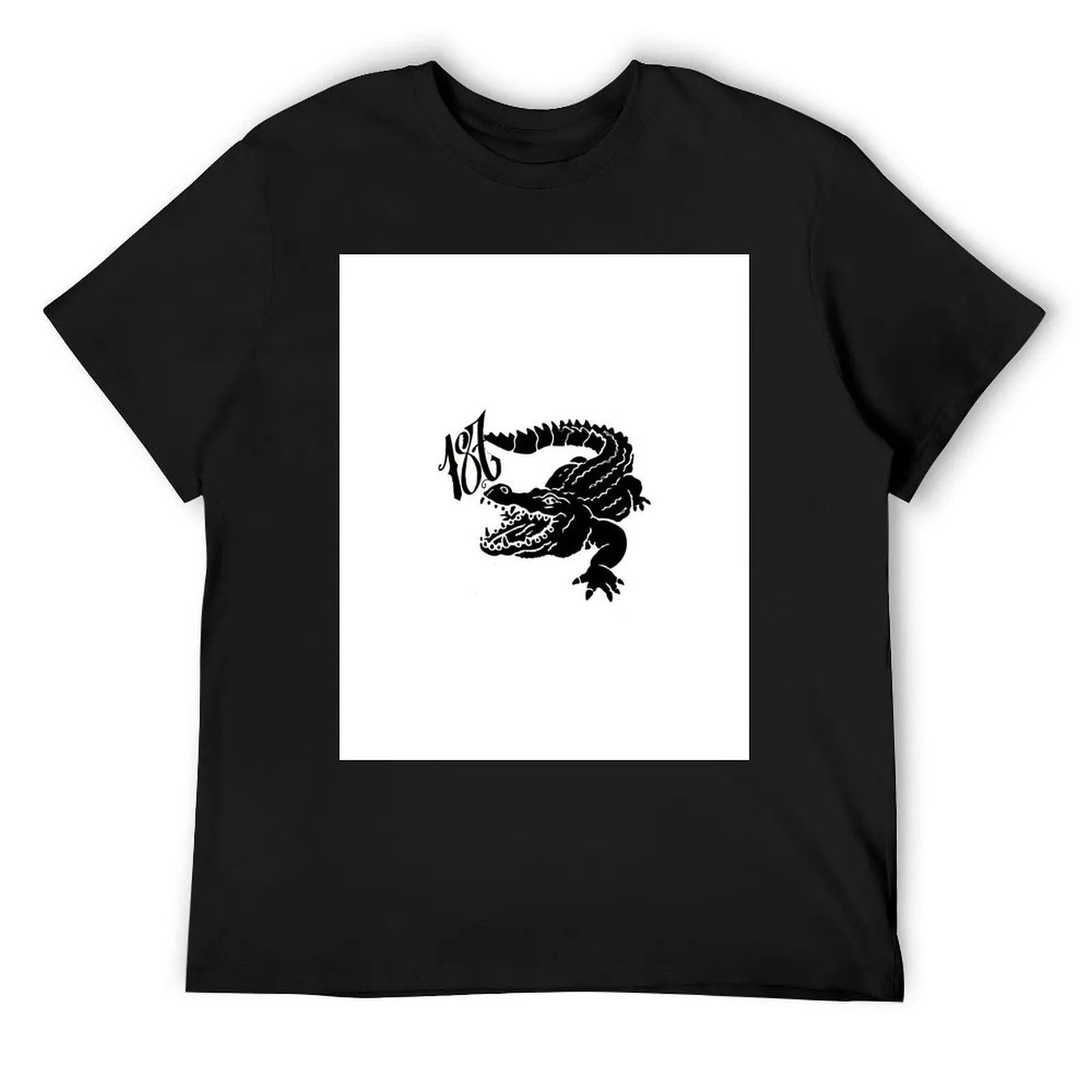 

187 Strassenbande - Krokodil (no border) T-Shirt cotton man t-shirts oversized quick drying t shirt for men
