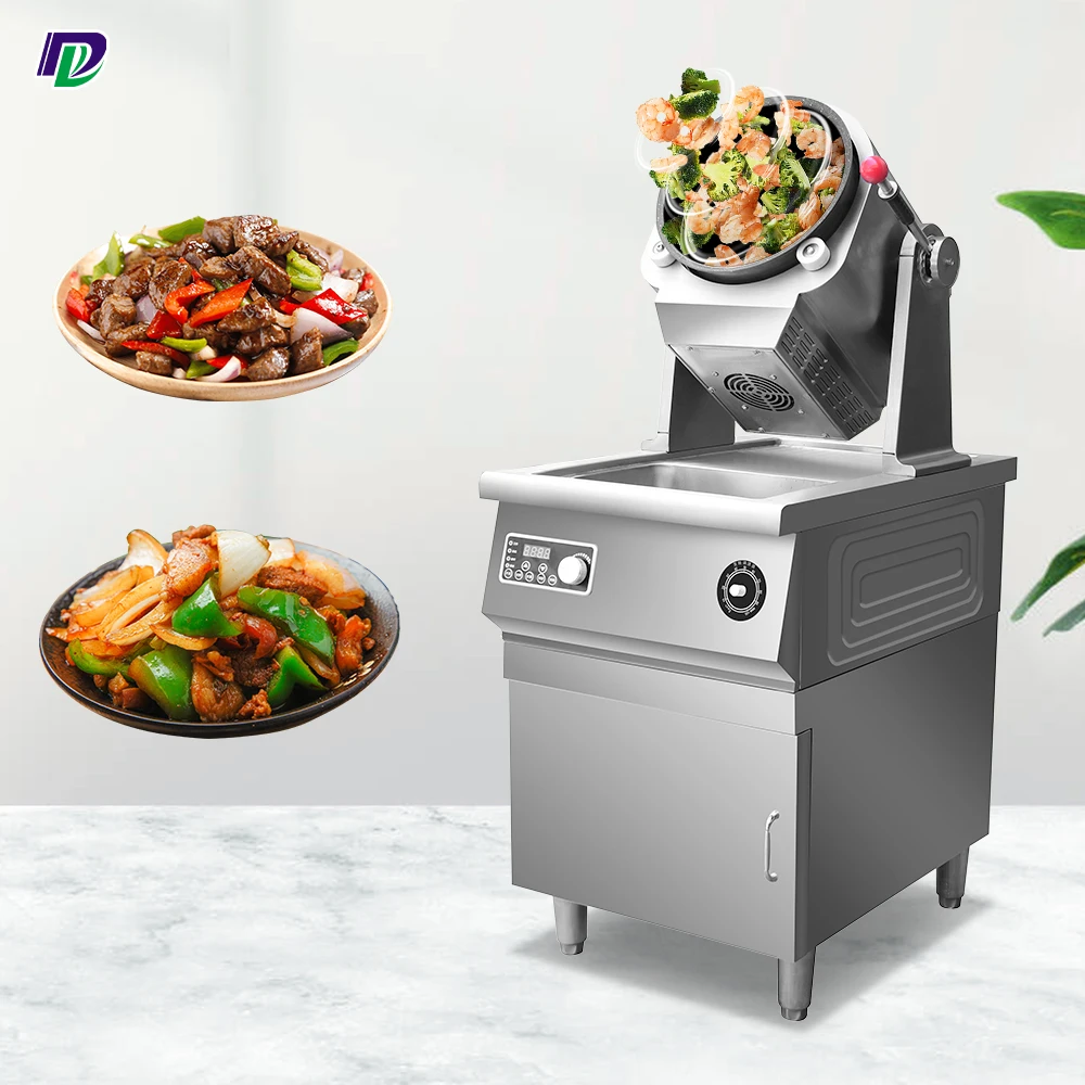 

Restaurant Fried Rice Machine Smart Intelligent Cooking Robot Stir Fryer Commercial Wok Robot Automatic Stir Fry Machine