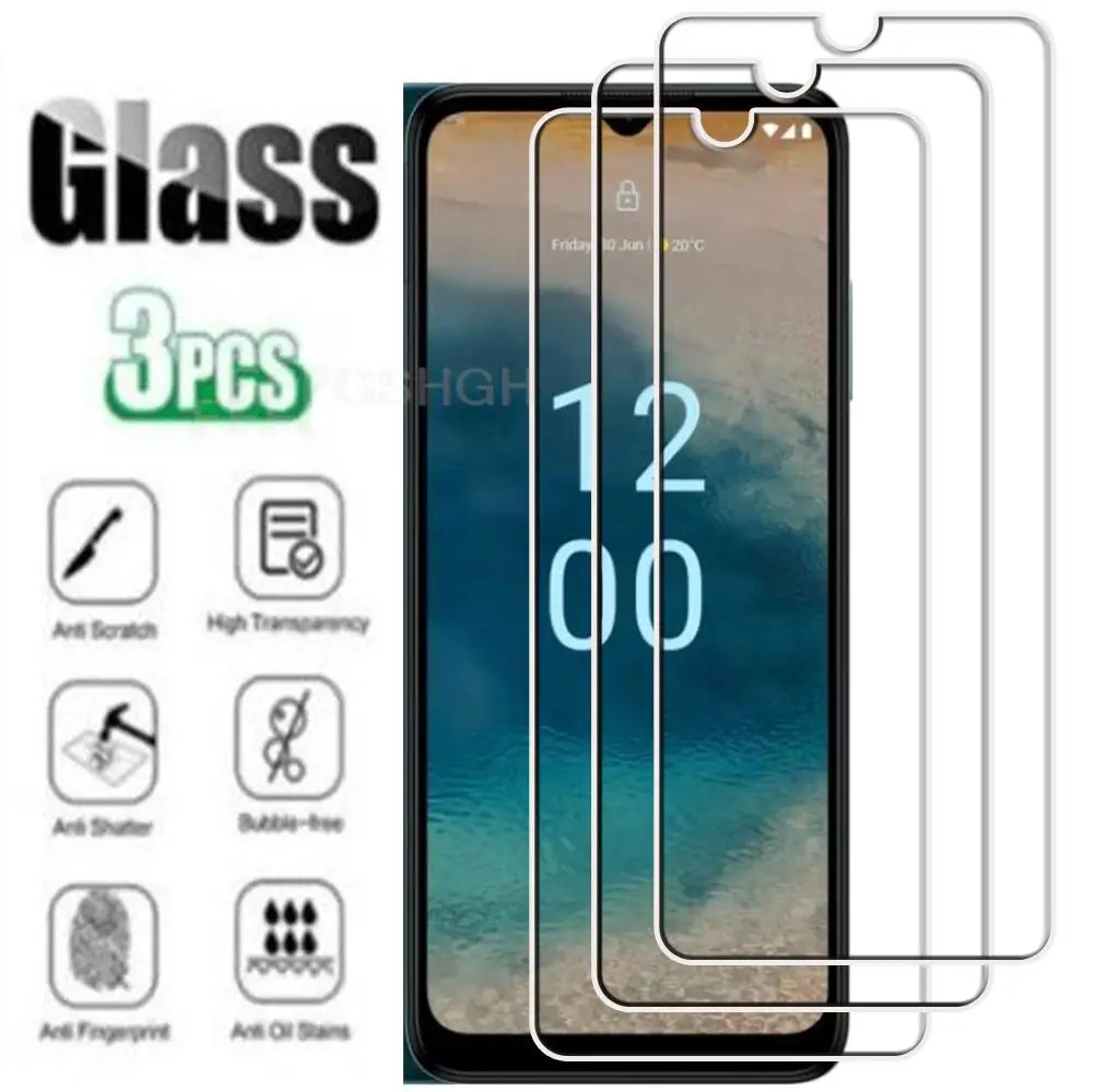 Vidrio templado Protector HD para Nokia G22 C12 C22 C32 G11 G21 C21 NokiaC12 C 12 22 32 Protector de pantalla película protectora