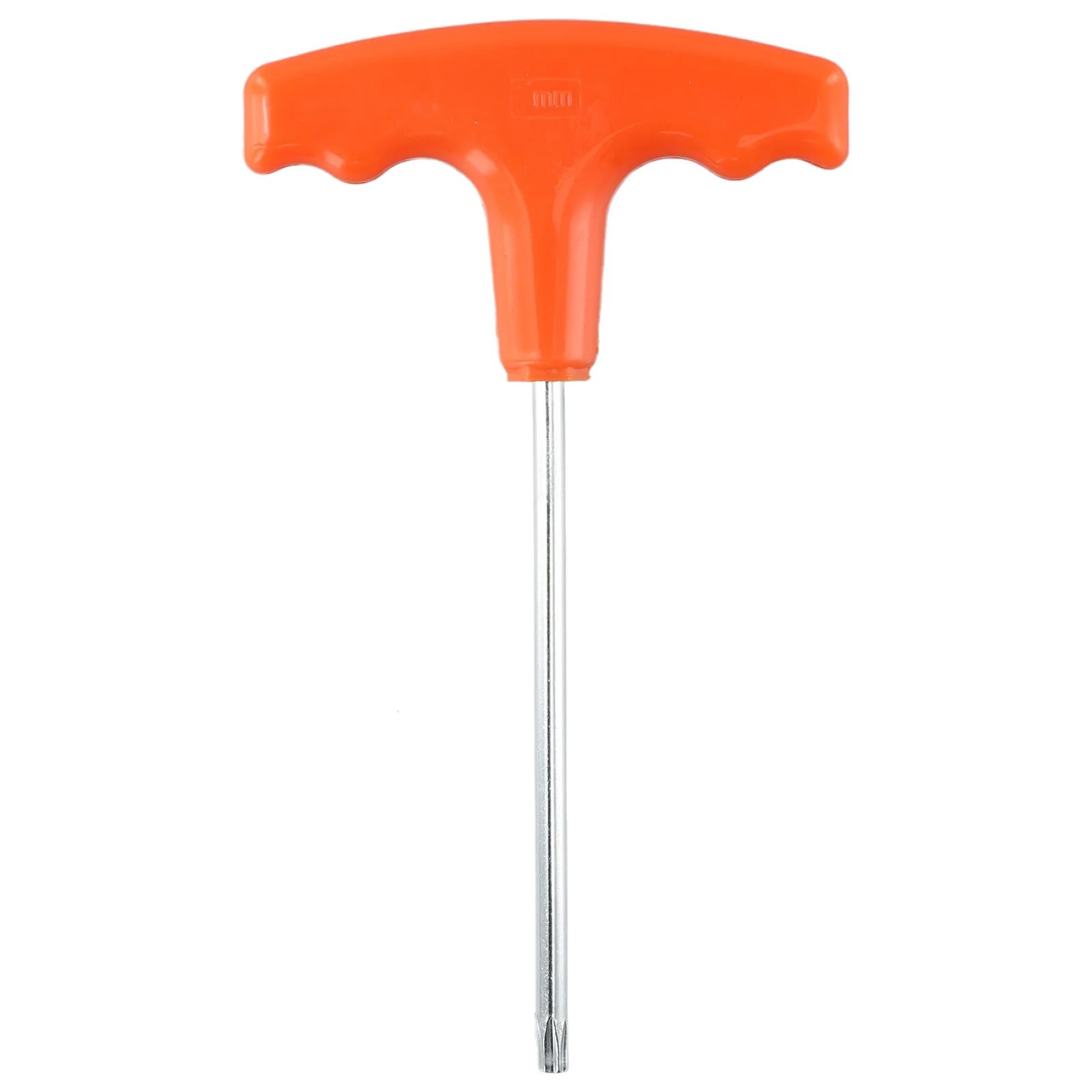 

1pc Brand New Screwdriver Tools 0.5cm Diameter Practical Replacement Parts Plastic+Steel Orange+Silver T Handle