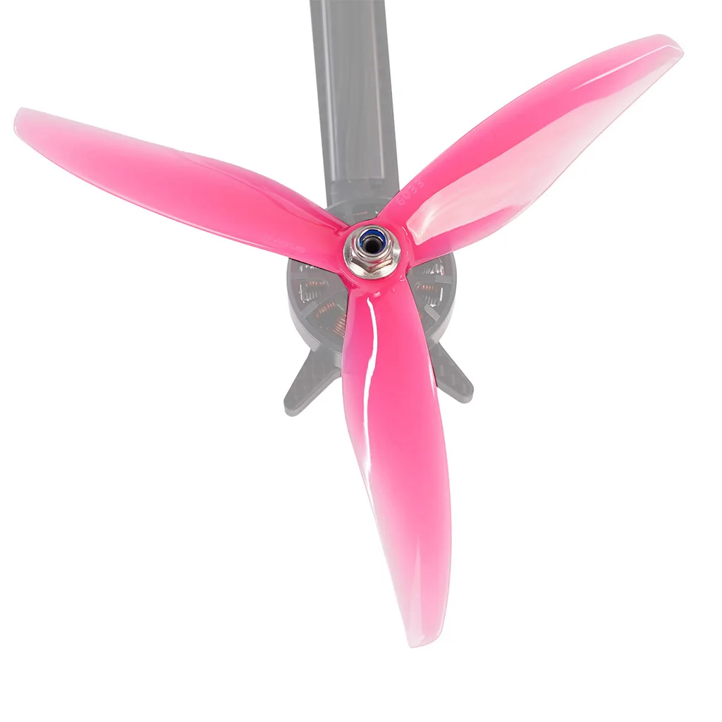 8 Paar Gemfan 6033 3-Blatt PC-Propeller mit 5mm Loch für 2207 2506 2407 Brushless Motor Renndrohnen Ersatz DIY Ersatzteile – Detail 5