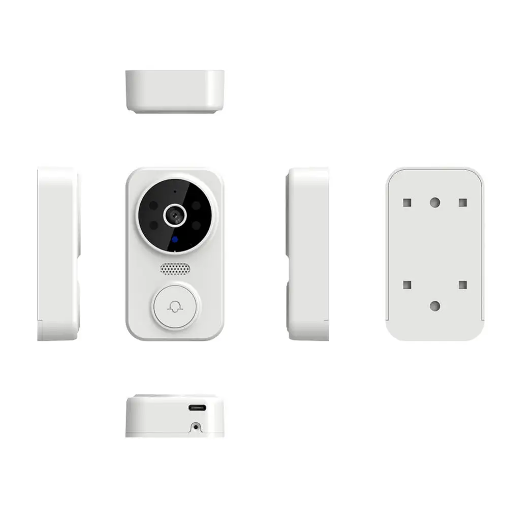 New M8 Smart Visual Doorbell Wireless Wifi Home And Commercial Perforating Free APP Camera Smart Home Security Protection