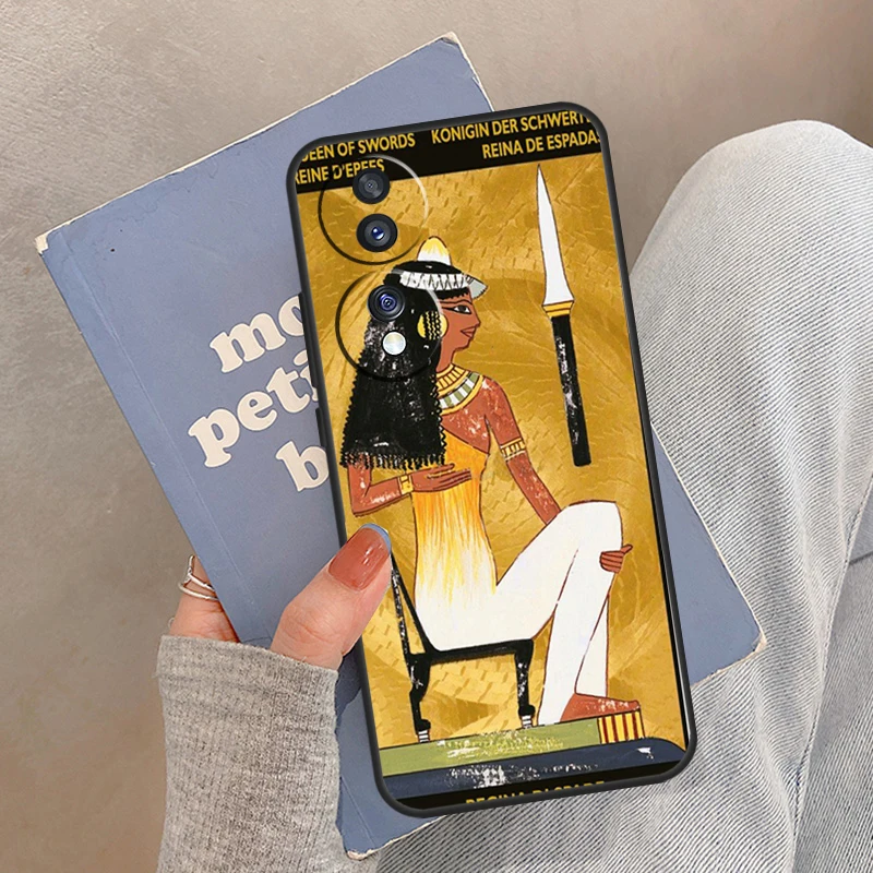 Egypt Mysterious Tarot Case For Huawei P40 P20 P30 Lite Nova 9 5T P Smart Honor X9a X7 X8 50 70 Magic5 Pro Cover