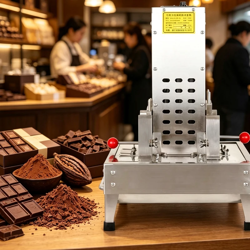 Small Chocolate Shavings Machine Factory Price Chocolate Block Crusher for Kitchen And Cooking