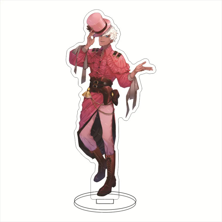 15cm Anime Obey Me! Acrylic Stand Model Plate Lucifer Mammon-Leviathan Satan Asmodeus Beelzebub Belphegor Cosplay Toy key chain