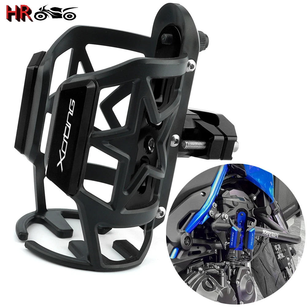 For KYMCO Xciting 250 300 S 400 S400 High Quality Motorcycle Accessories CNC Beverage Water Bottle Cage Drink Cup Holder Stand