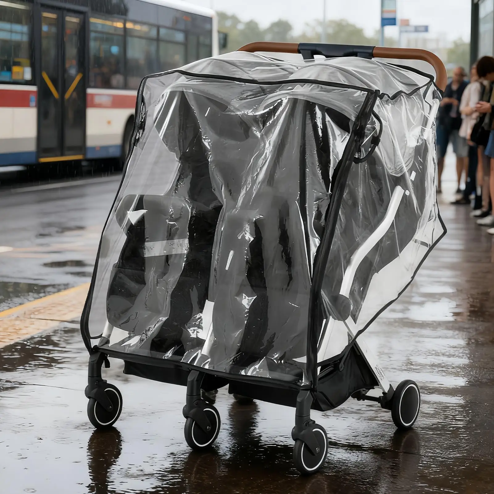 

Дождевик для коляски, водонепроницаемый, дышащий, ветрозащитный, уличная детская коляска, защита от атмосферных воздействий для зимы, лета, путешествий на открытом воздухе, на каждый день