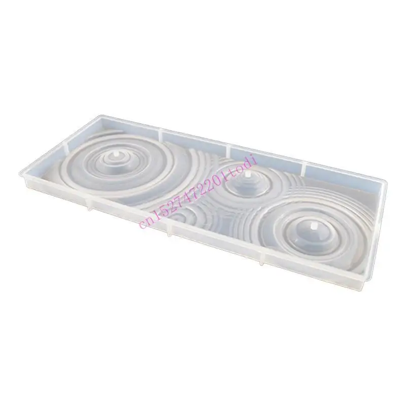 Vase Base Storage Box Mold Flower Pot Base Silicone Mold Gypsum Drop Mold M76B