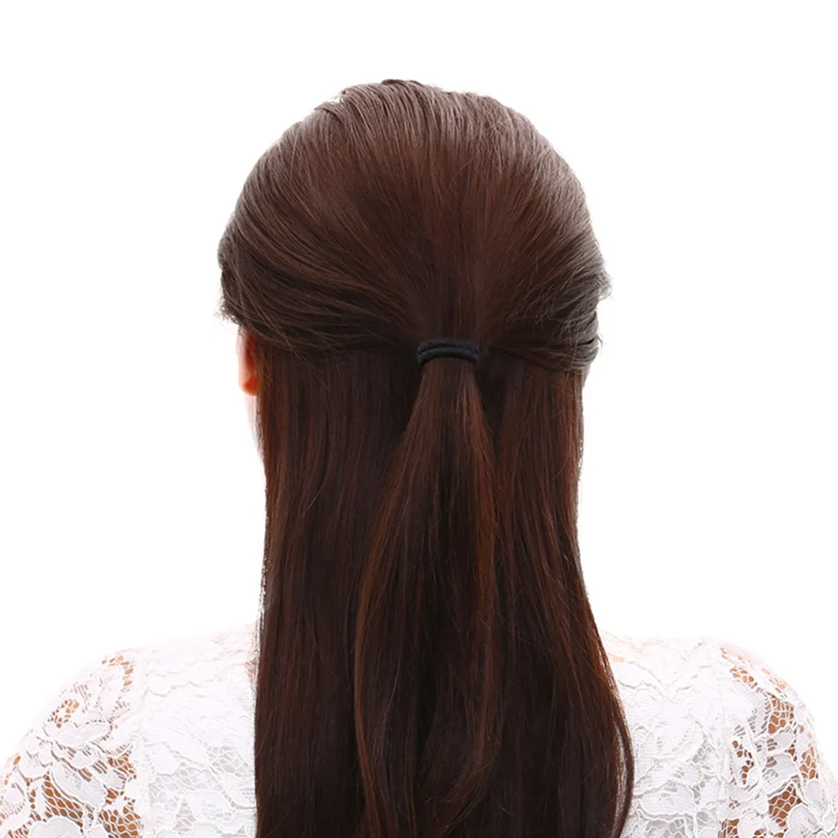 

100 шт. резинок для волос: простые, высокоэластичные, прочные, бесшовные резинки-пружинки для хвоста для женщин, девочек и детей