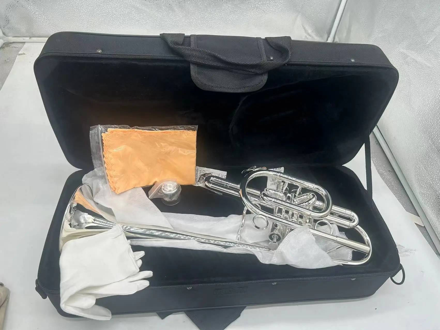 JYTR - E170 Marching Trumpet B key Silver plate Excellent quality and good sound with case mouthpieces