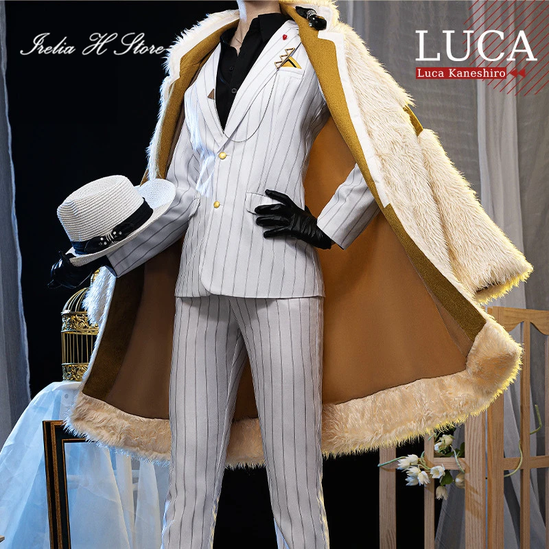 

Irelia H Store Vtuber Luxiem Luca kaneshiro Cosplay Costume Halloween Costumes Luca kaneshiro Uniform Cloth