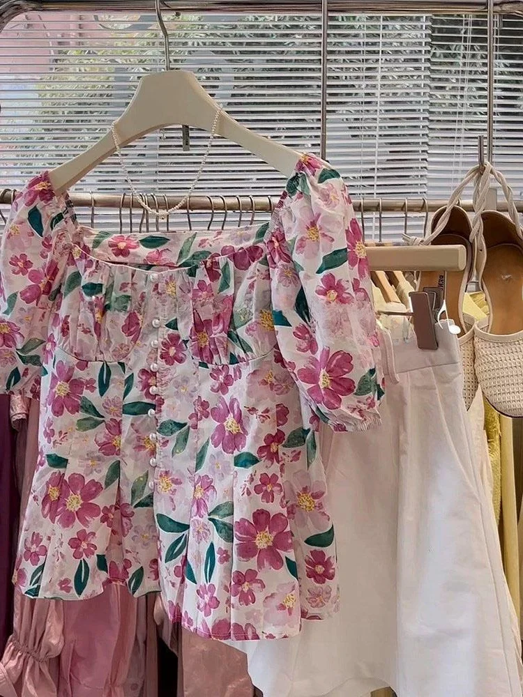 

Extra Large Size 300 Pou Beautiful Flubble Sve irt Women's Ele Korean Sle Casual Top for plus Size Ladies