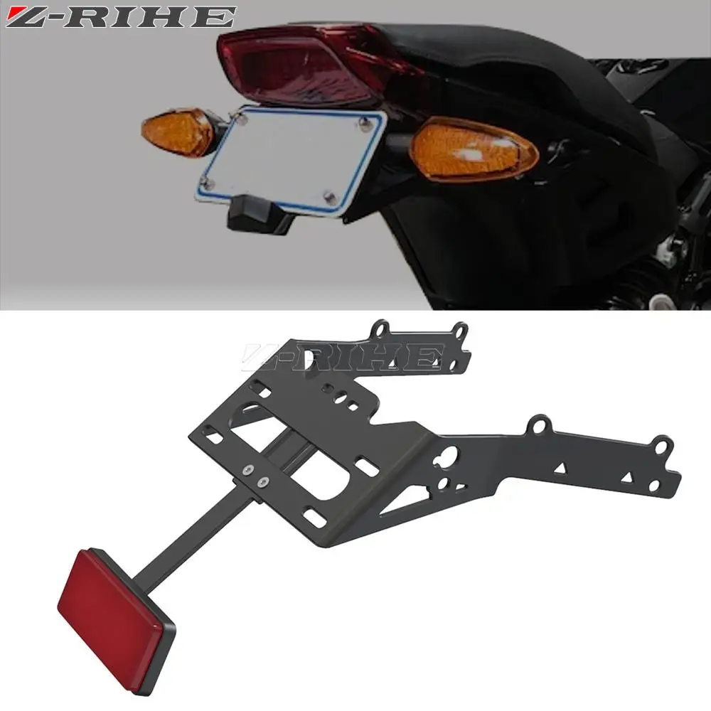 

For Indian FTR1200 FTR 1200 2019 2020 2021 2022 2023 24 Motorcycles License Plate Holder Bracket Rear Tail Tidy Fender Reflector