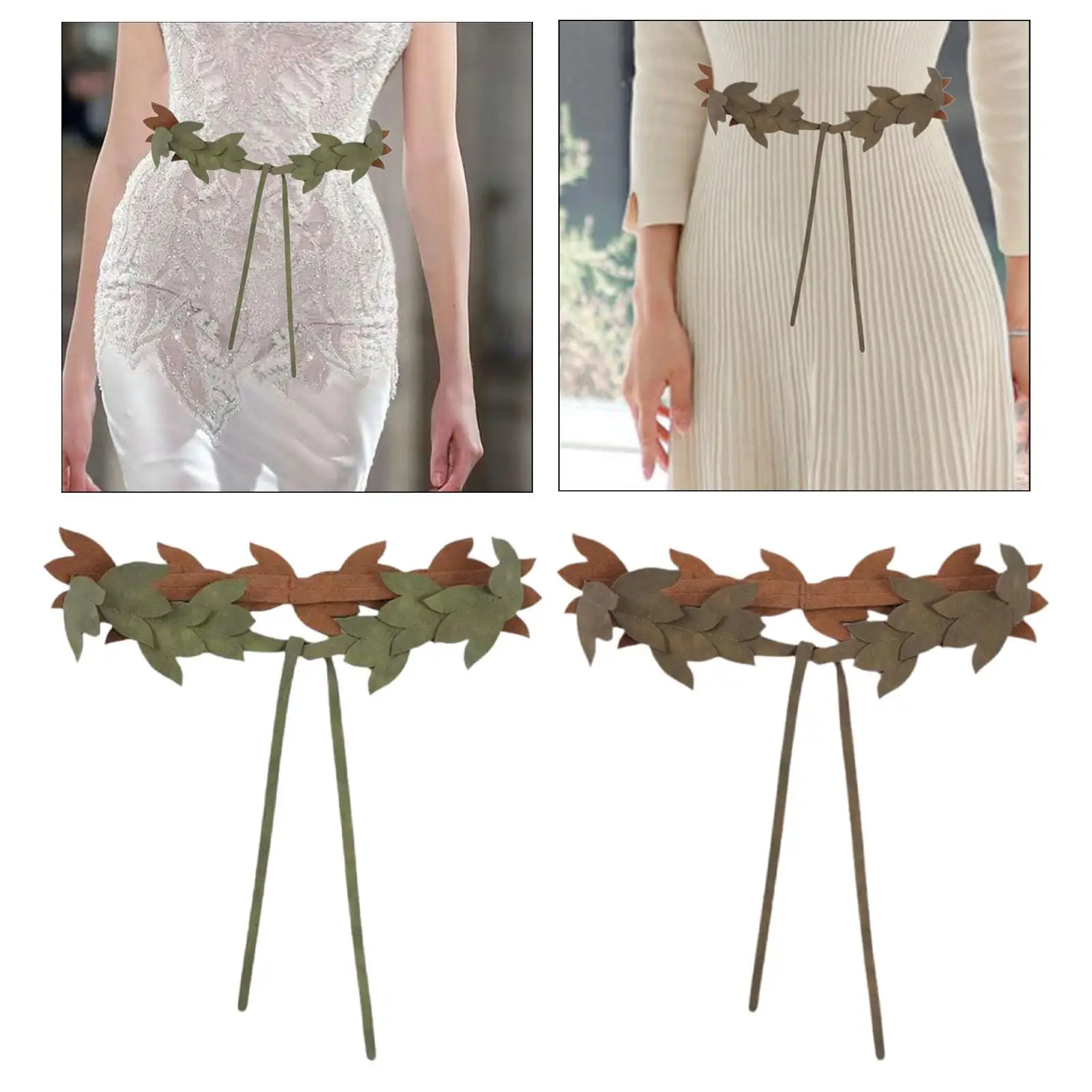 Cinturón Pantalones Accesorios Pantalones Moda Mujer PU Cinturón de cuero