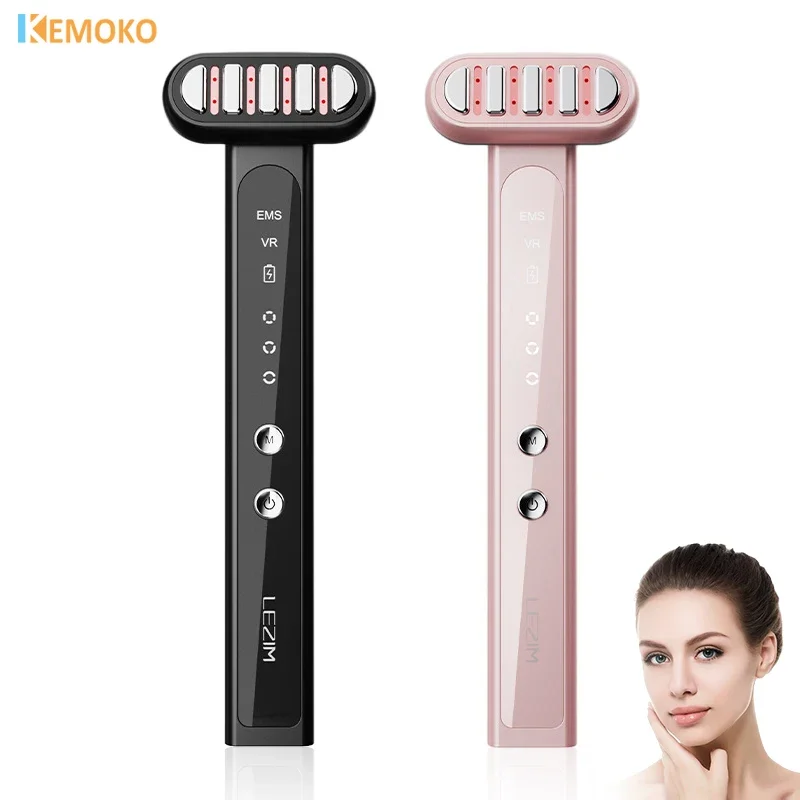 360° NEW Face Eye Beauty Device Facial Face Eyes Massager Wand Reduce Wrinkles Anti-Aging Skin Care Tools EMS LED Display