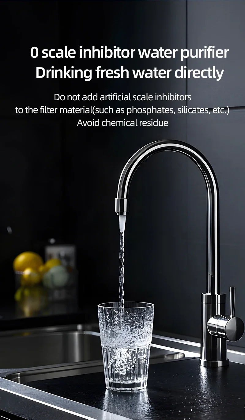 Smart reverse osmosis water purifier system - tankless electric home ro water filter