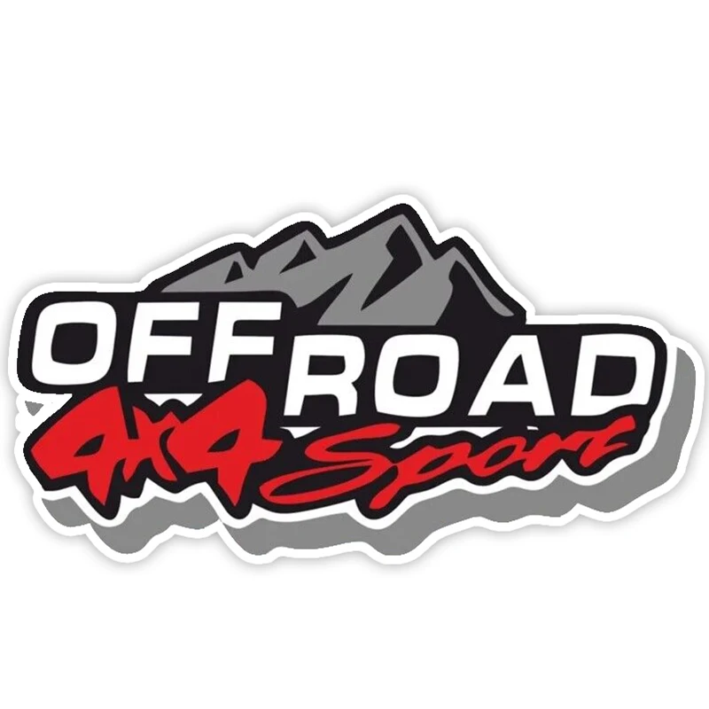 

22072# Self-Adhesive Decal Off Road 4X4 Sport Car Sticker Waterproof Auto Decors on Bumper Rear Window Motorcycle Laptop Helmet