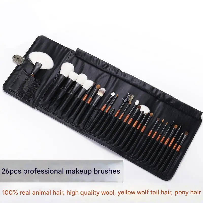 26Pcs Make Up Professional Tools for Makeup Artist Makeup Brush Sets Cosmetics Brushes Eyebrow Powder Foundation Shadows