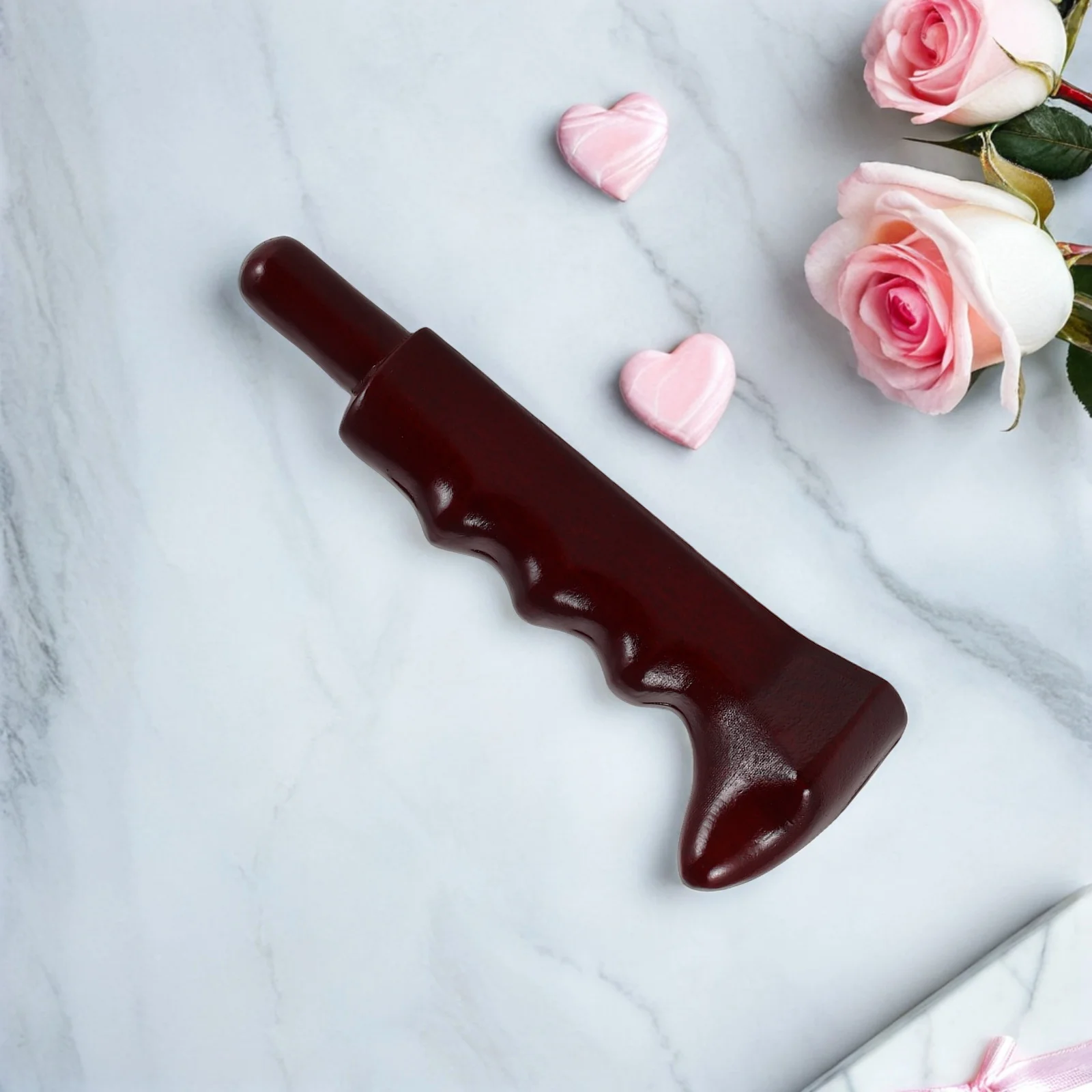 عصا تدليك الرقبة الخشبية المحمولة باليد، أداة علاج الجسم من خشب الخوخ لتخفيف عضلات الكتف، نقطة الزناد لنقطة الوخز