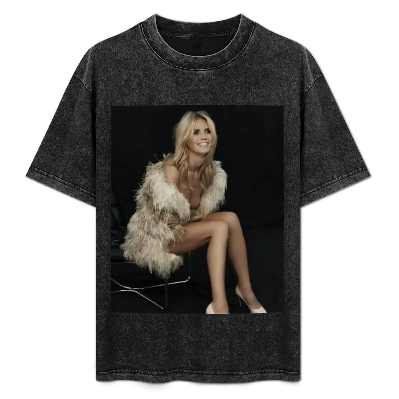 

Heidi Klum T-Shirt custom t-shirts plain sweat Men's t-shirt
