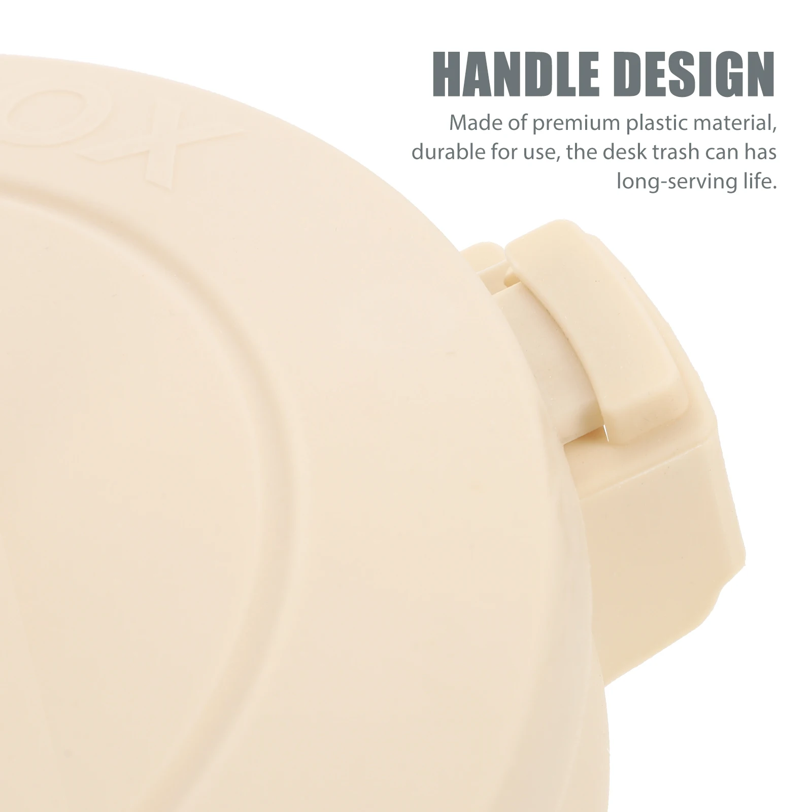 

Desktop Storage Bucket Easy Clean Trash Can Tiny Garbage Bin Plastic Makeup Container Hotel