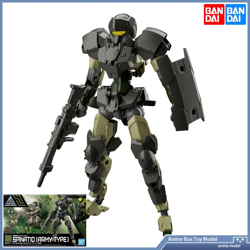 Gundam Bandai Mintute Mission Action Robot Kit, Spinatio, tipo de exército, S Assembly, produto original, HG 1: 144 Exm-A9S, 30mm