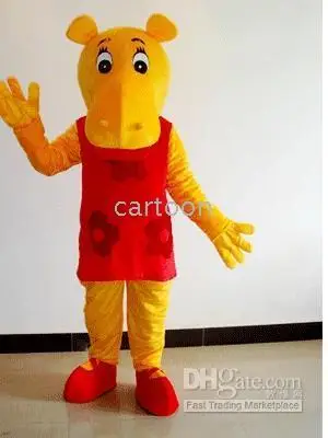 Novo rio cavalo mascote traje dia das bruxas vestido de natal corpo inteiro adereços roupa traje da mascote