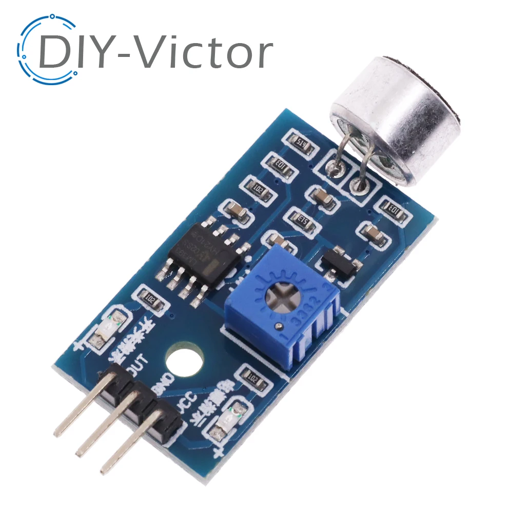 3pin Voice Sound Detection Sensor Module Intelligent Smart Robot Helicopter Airplane Boart Car for arduino Diy Kit