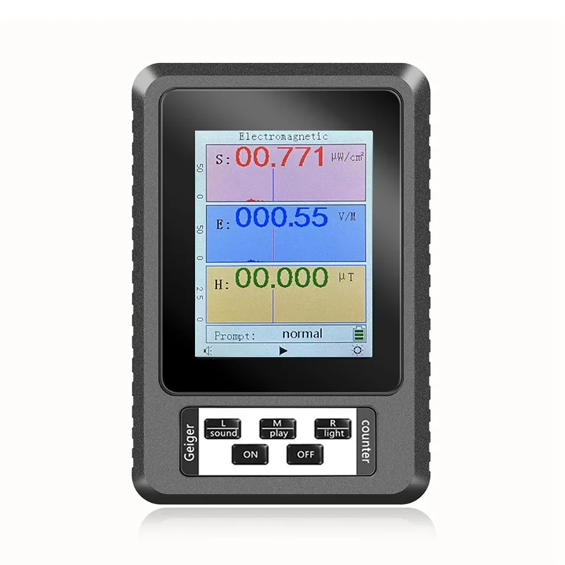 

【FAST-SALE】1 Piece EMF Meter Electromagnetic Radiation Detector Radiation Dosimeter Monitor Tester High Accuracy Professional XR