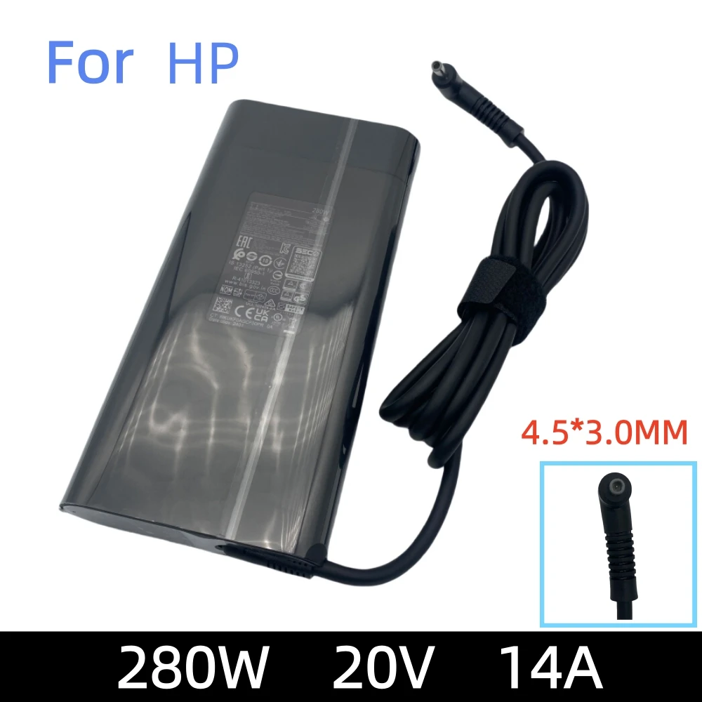 

Оригинальный адаптер для ноутбука 20 В, 14 А, 280 Вт для игрового ноутбука HP ZBook Fury 16 G8 G9 G10 Omen 16 TPN-CA26 M94073-001 M95376-001 Зарядное устройство