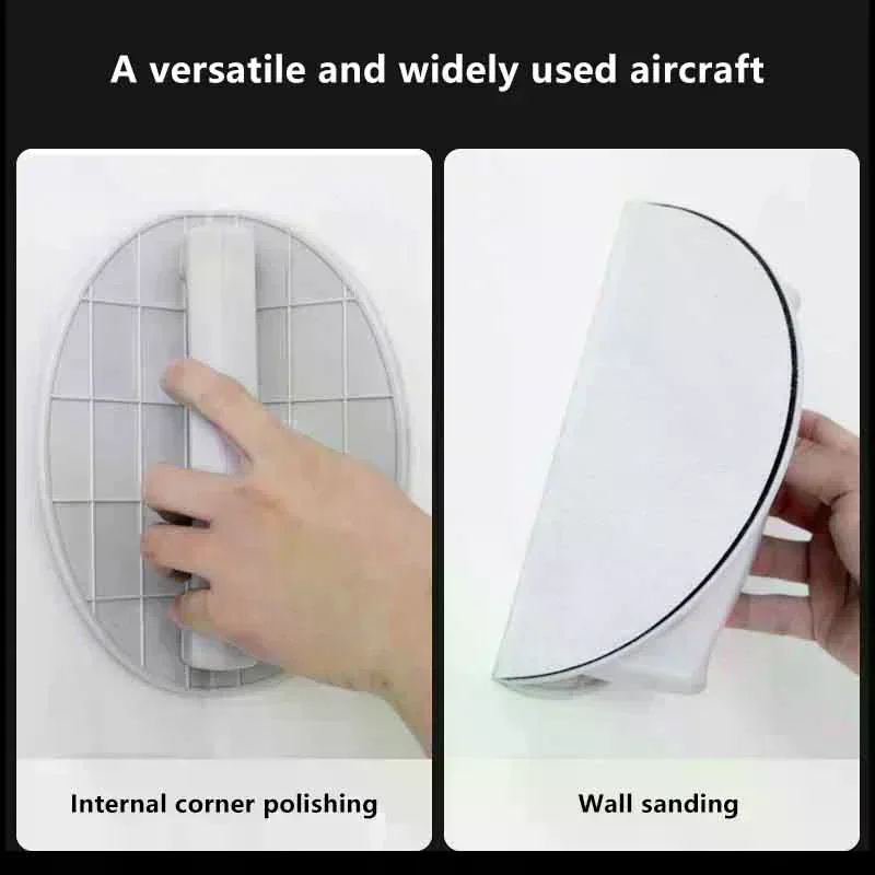 Multifunctional Semi-Circular Angle Sanding Sandpaper Self-adhesive 90 Degree Sandpaper Holder High-end Putty Polishing Tool