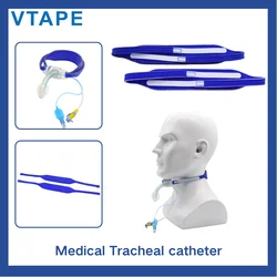 12Pcs Uchwyt na rurkę tracheostomii Regulowany uchwyt na rurkę tracheostomii Miękkie zestawy do pielęgnacji tracheostomii wielokrotnego użytku dla mężczyzny i kobiety