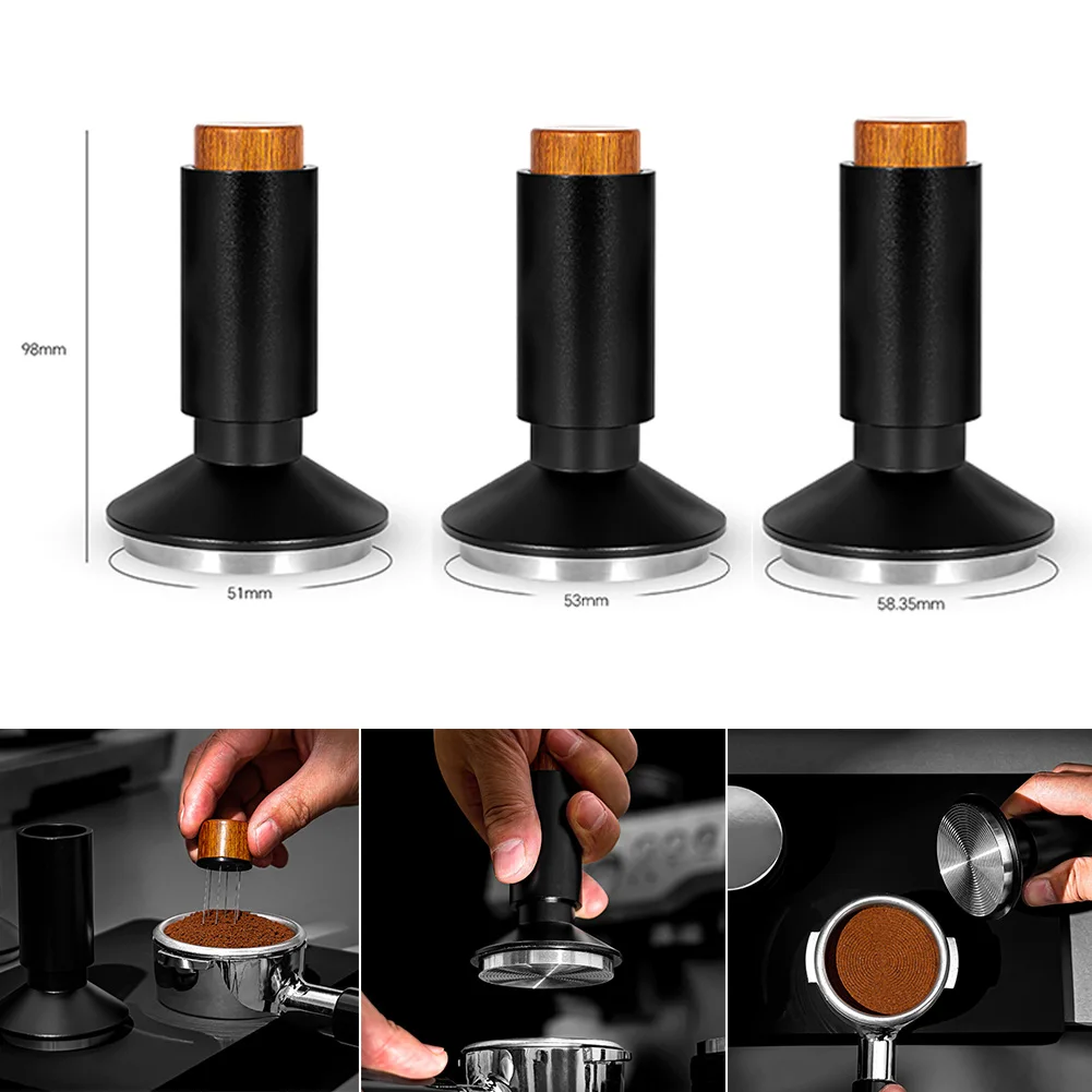 

2 in 1 Coffee Tamping With WDT Tool 30 Lb Constant Pressure Calibrated Spring-loaded Barista Tool Espresso Accessories