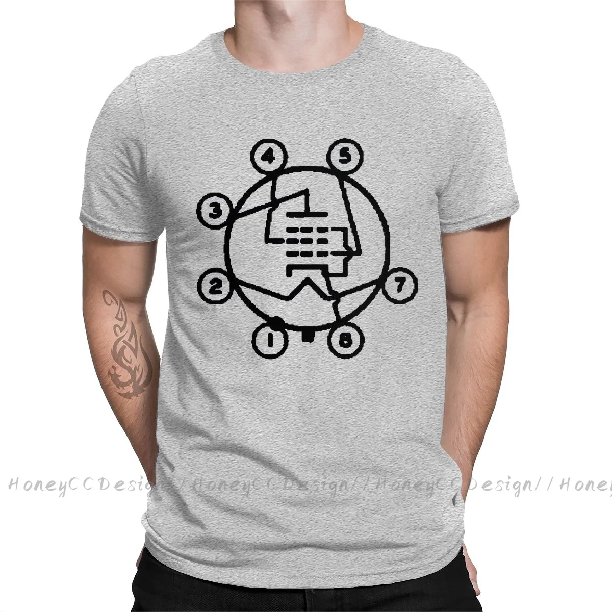Vacuum Tube 6V6GT Vacuum Tube Black Print Cotton T-Shirt Camiseta Hombre For Men Fashion Streetwear Shirt Gift