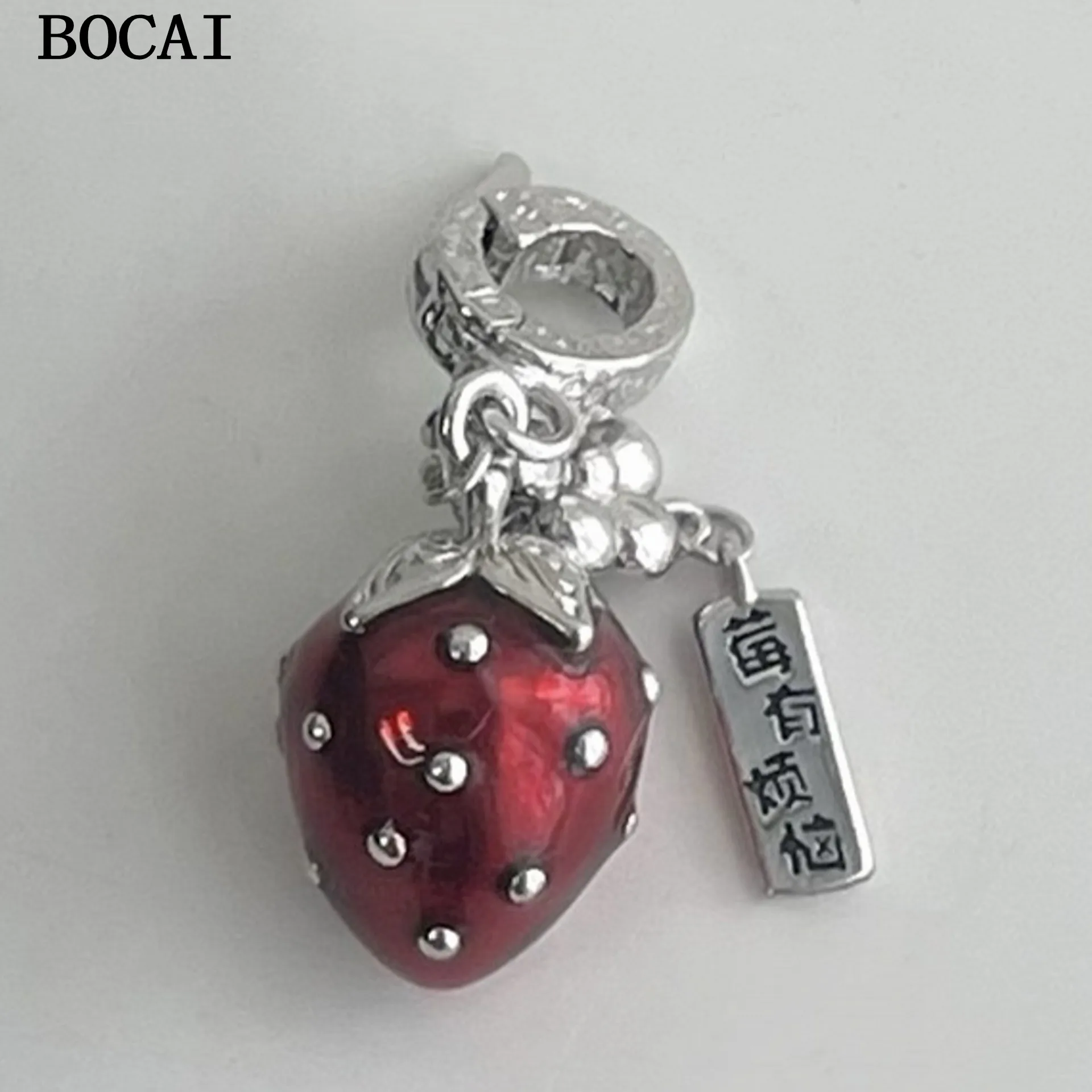 BOCAI New S925 Sterling Silver Retro Creative 