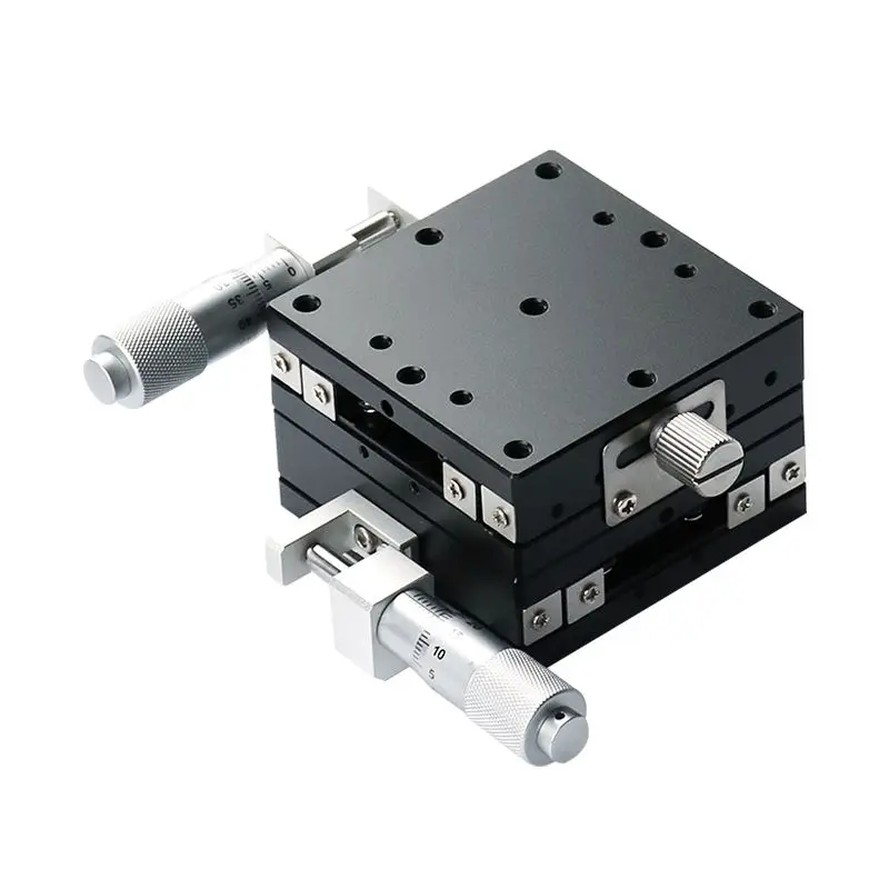XY axis mini mobile platform manual fine-tuning slide table, precision table