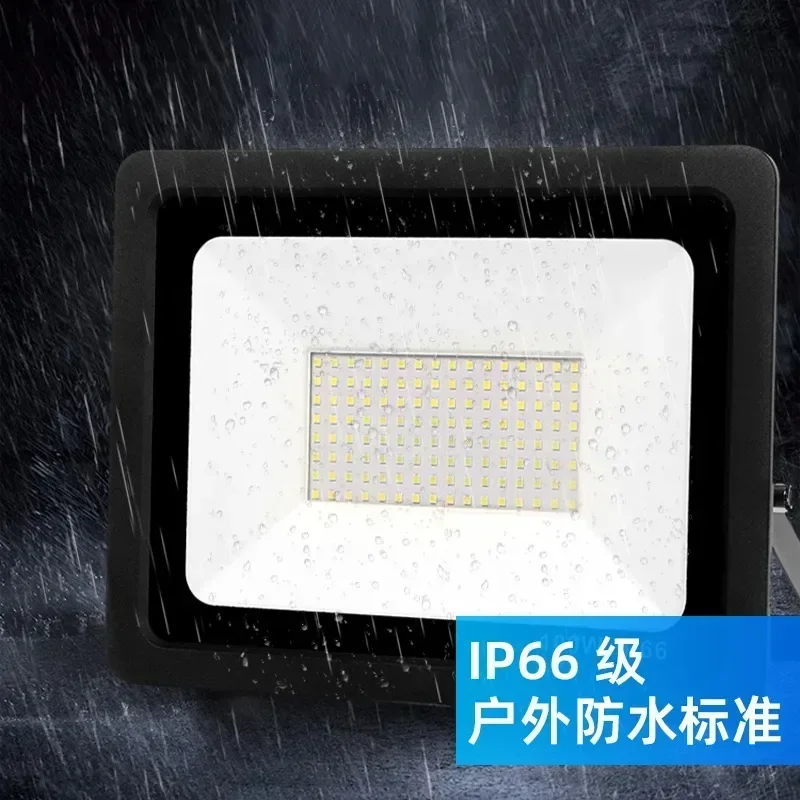 LED Spotlights, Putdoor Floodlights, Waterproof, Outdoor Household Construction Site Lighting, Headlights, Strong Light