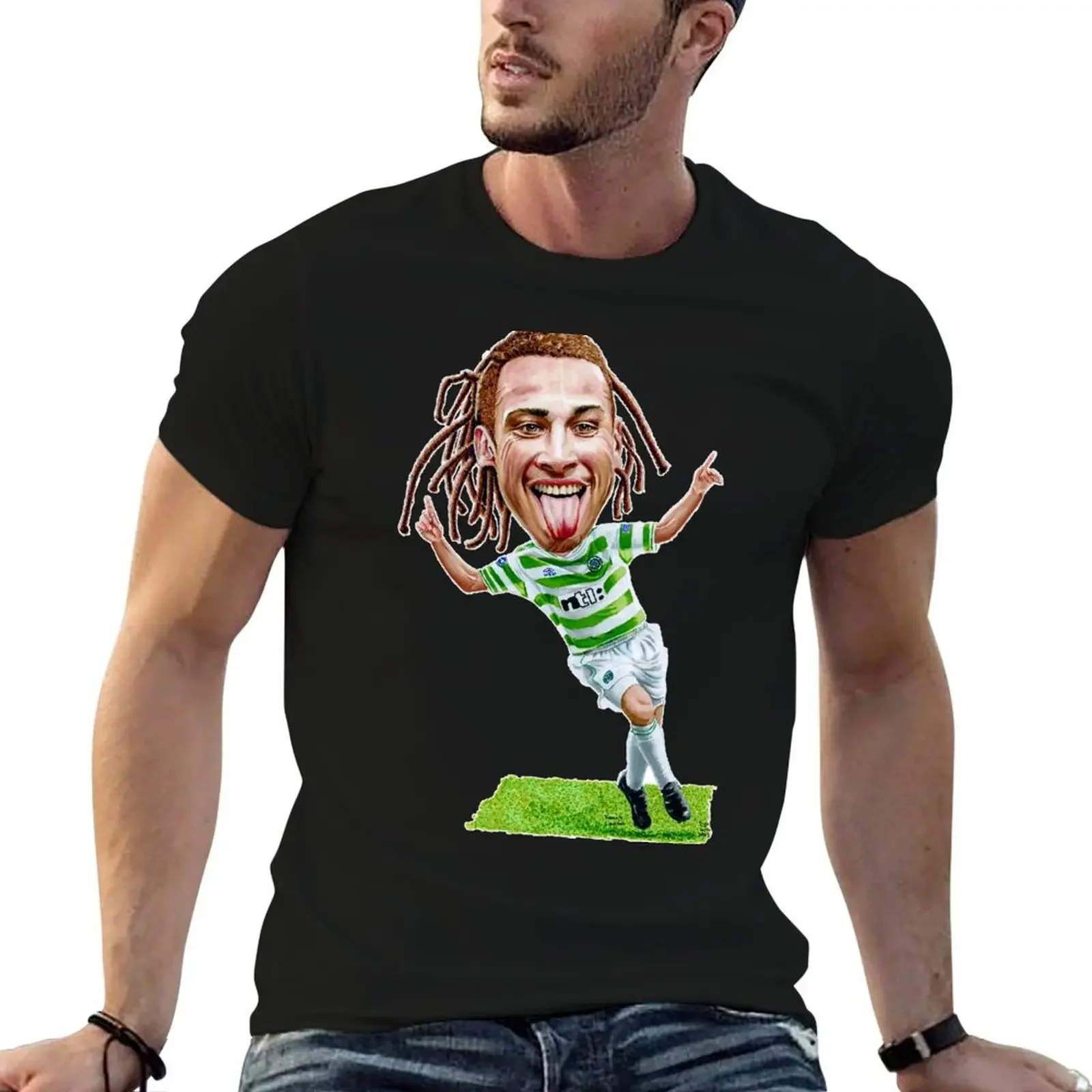 

Henrik Larsson - Celtic T-Shirt blanks graphic shirts customs design your own hippie clothes t shirts men