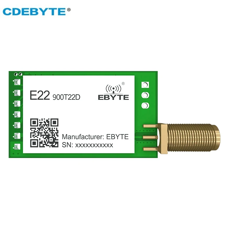 Lora Yayılmış Spektrum RF Modülü E22-900T22D-V2nUzun İletim Mesafesi Düşük Güç Tüketimi Parazit Önleyici Modül