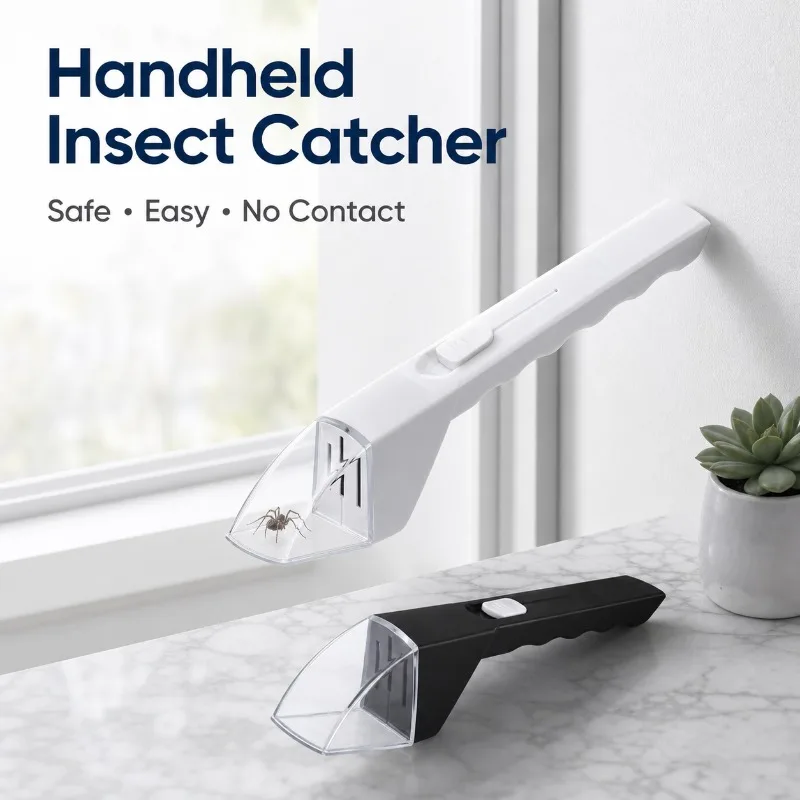 Waterproof Short Handle Plastic Bug Catcher Handheld Insect Catcher Spider Catcher Pest Control Tool for Farm