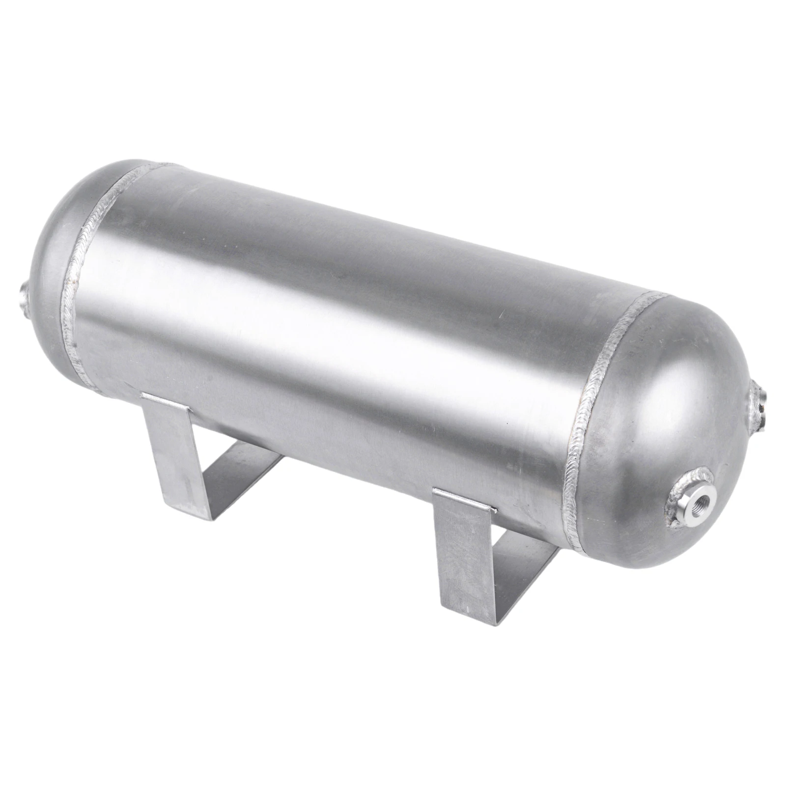 

New Aluminum Compressed Train Air Suspension Horn Tank Kit Silver/Black