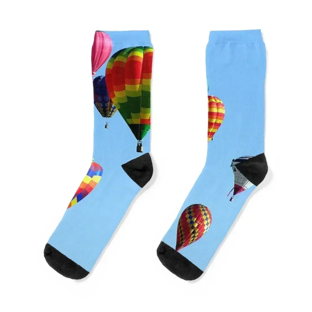 Hot Air Balloons Socks Argentina valentine gift ideas Stockings man crazy Girl'S Socks Men's