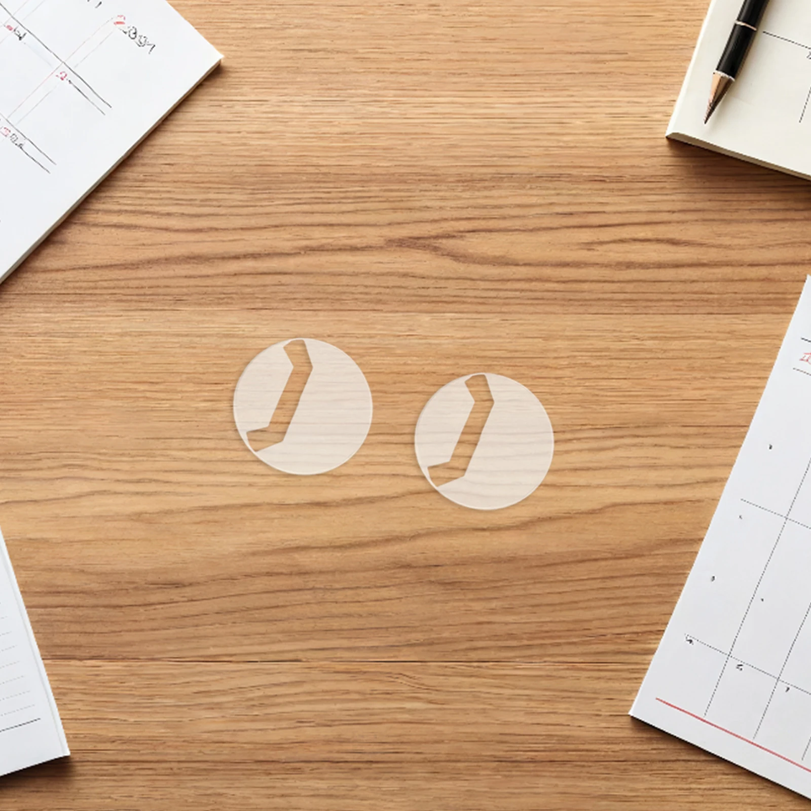 

100Pcs Clear Badge Cover Round 63Mm Plastic Protective Holder for Pin Badges Transparent Anti-Drop Wear Resistant Display