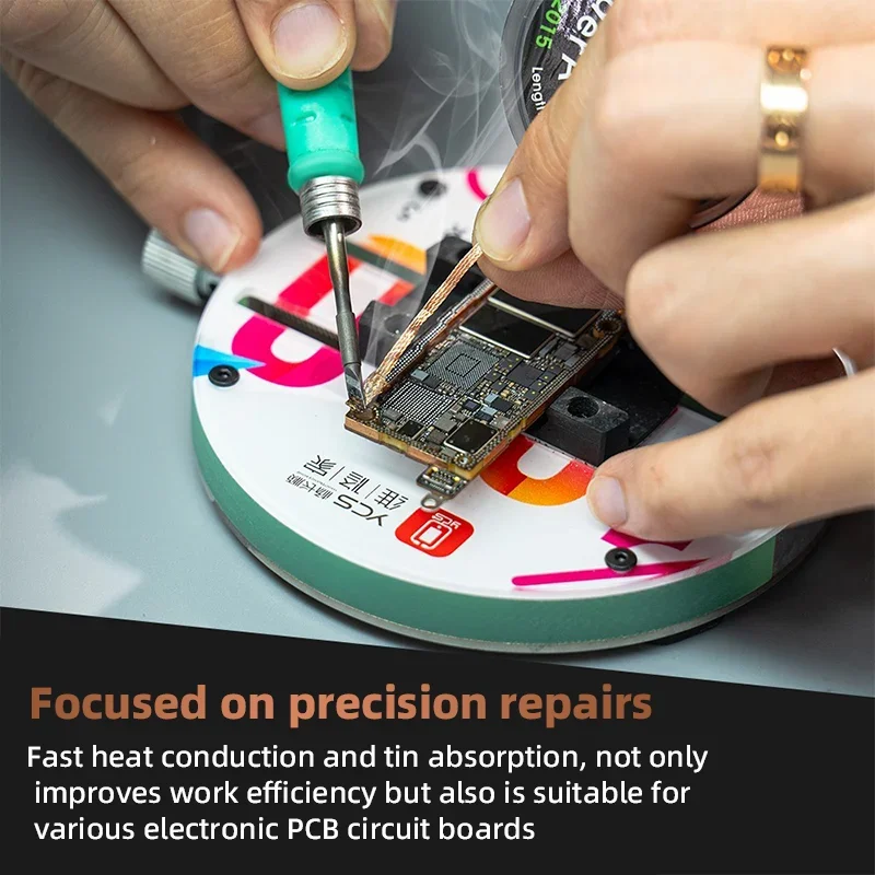 YCS PLUS 2015/PLUS 2020 2.0mm ultra-Soft Desoldering Ribbon Remover Wick BGA welding Wire Tin Lead Cord Flux Braid Tape Repair