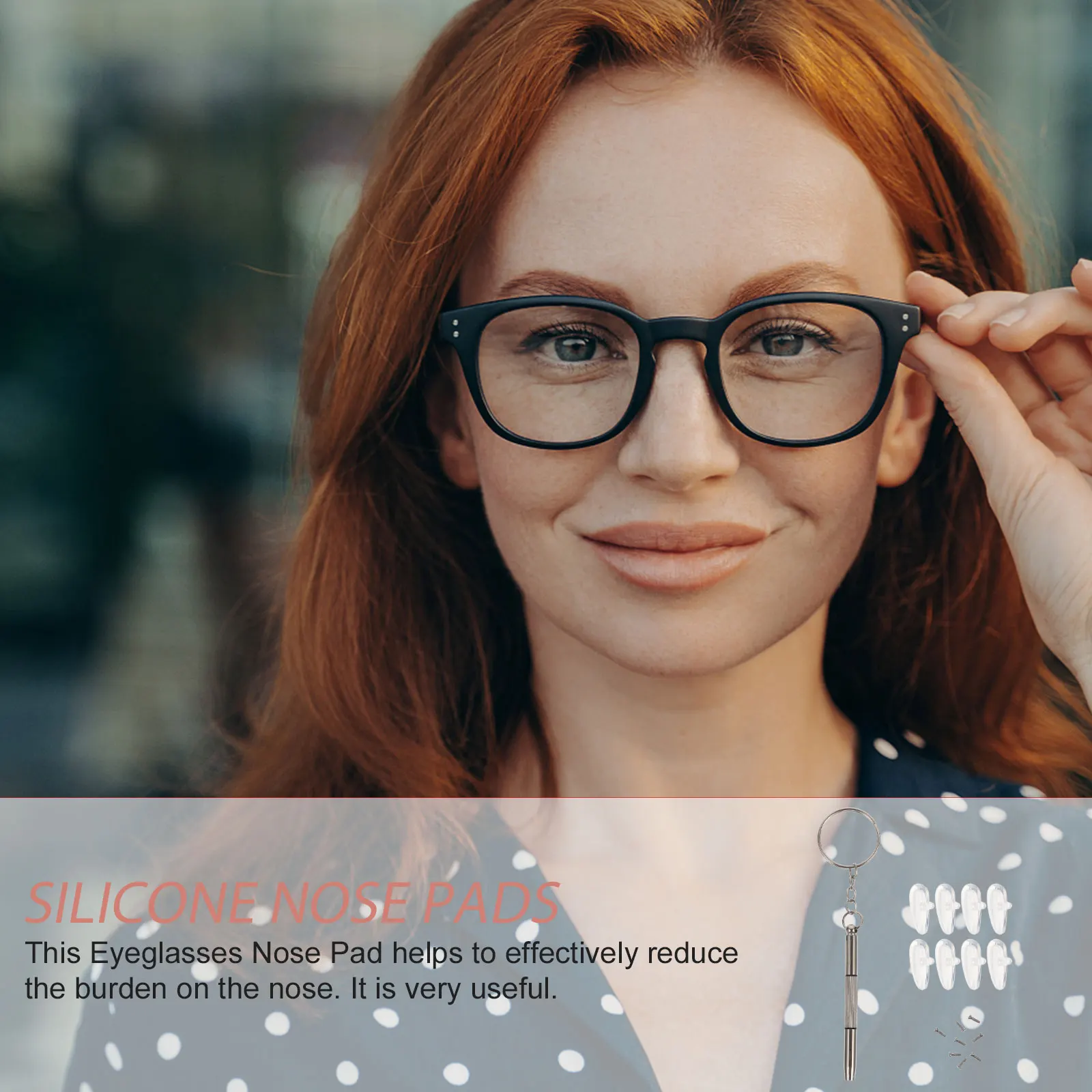 

Nose Slings Accessories Eyeglasses Pads Replacement Cushions for Support Silicone Bridge