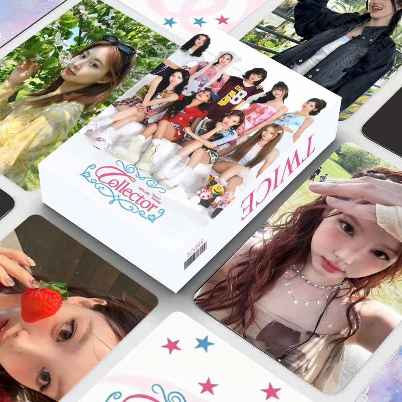 55PCS TWICES New Arrival Idol Peripheral Lomo Mini Photocards Kawaii HD Print Photo Cards Fans Collectible Decor Souvenir Gift view 2