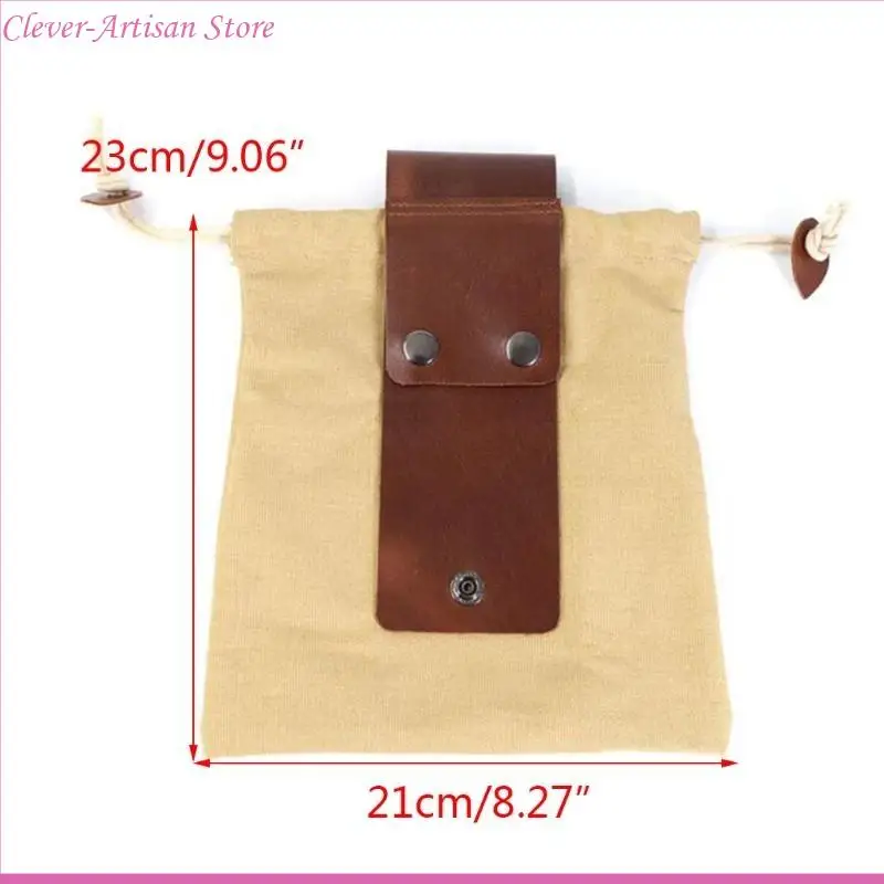 E06B Przenośne składane 23x21 Cowhide + Canvas Garden Tools Picking SA-CK